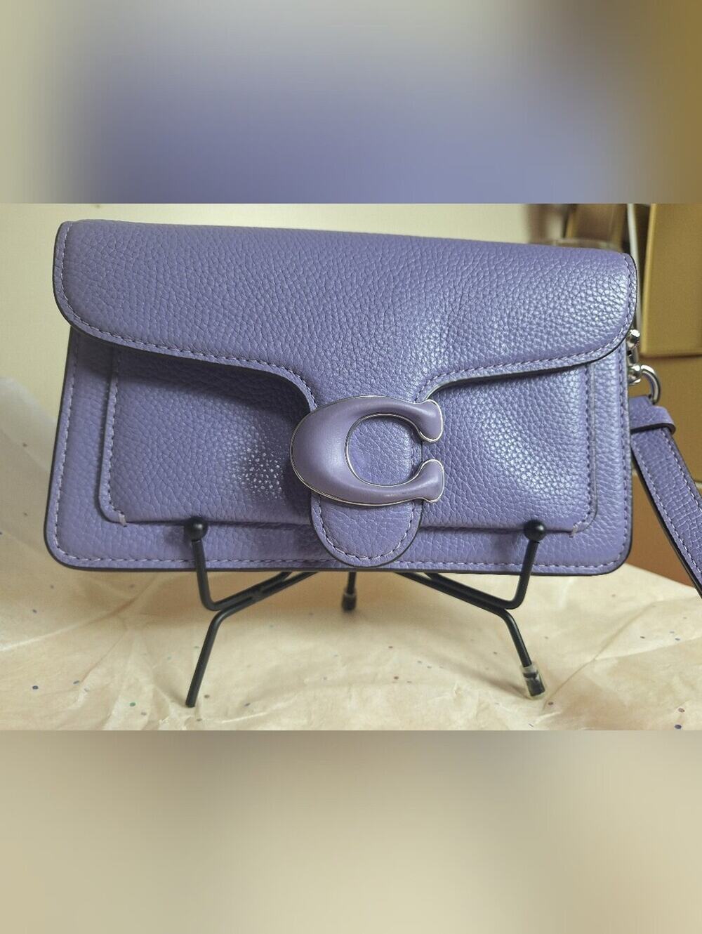 COACH TABBY  WRISTLET — LIGHT VIOLET
